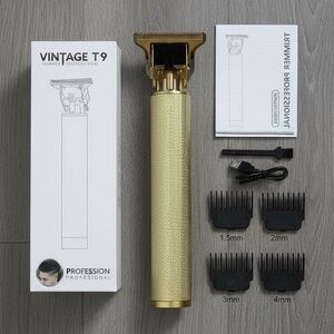 Professional Hair Trimmer Gold Cordless Beard & Detail Clipper (NEW)